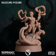 Halfling Wizard - Sordane Publishing | 28mm and 32mm | Wargaming | DnD | Tabletop Roleplaying