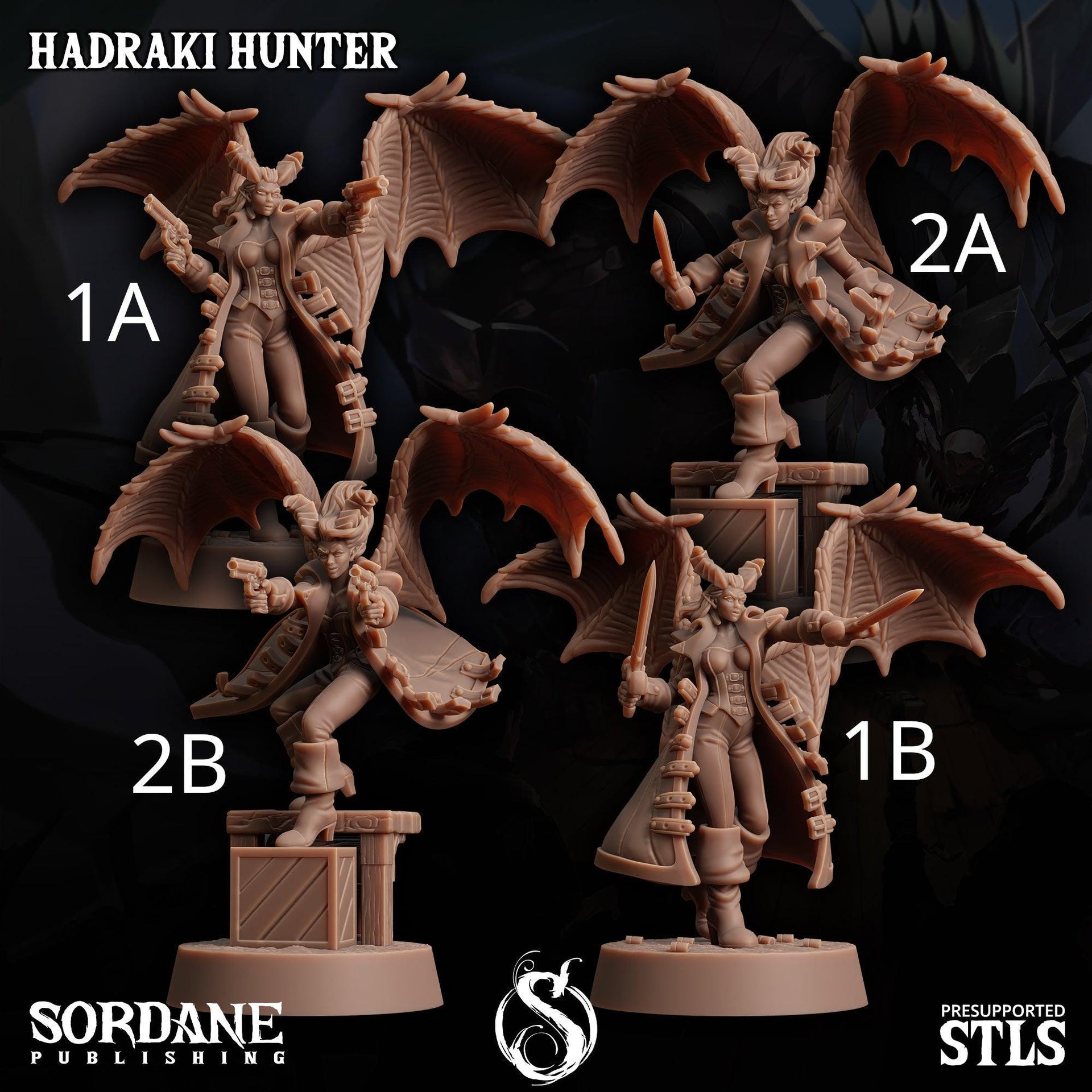 Hadraki Hunter, Demonfolk Rogue - Sordane Publishing | 28mm and 32mm | Wargaming | DnD | Tabletop Roleplaying