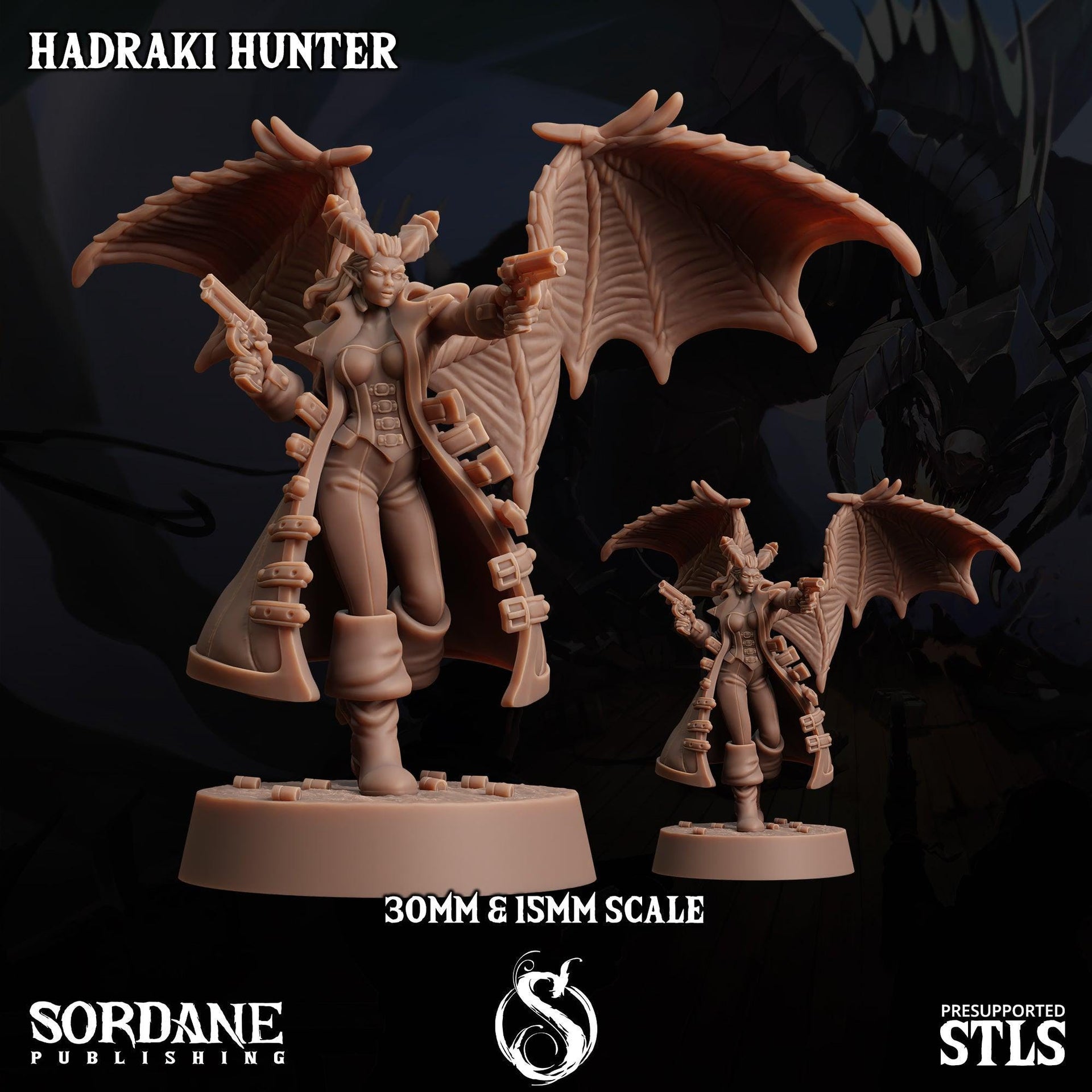 Hadraki Hunter, Demonfolk Rogue - Sordane Publishing | 28mm and 32mm | Wargaming | DnD | Tabletop Roleplaying
