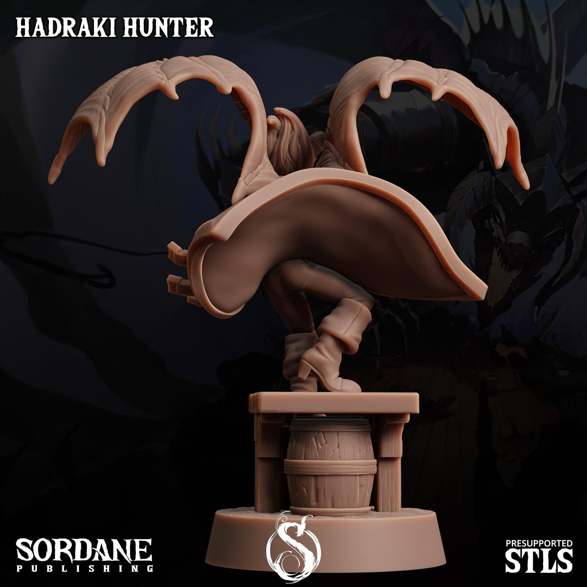 Hadraki Hunter, Demonfolk Rogue - Sordane Publishing | 28mm and 32mm | Wargaming | DnD | Tabletop Roleplaying