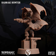 Hadraki Hunter, Demonfolk Rogue - Sordane Publishing | 28mm and 32mm | Wargaming | DnD | Tabletop Roleplaying