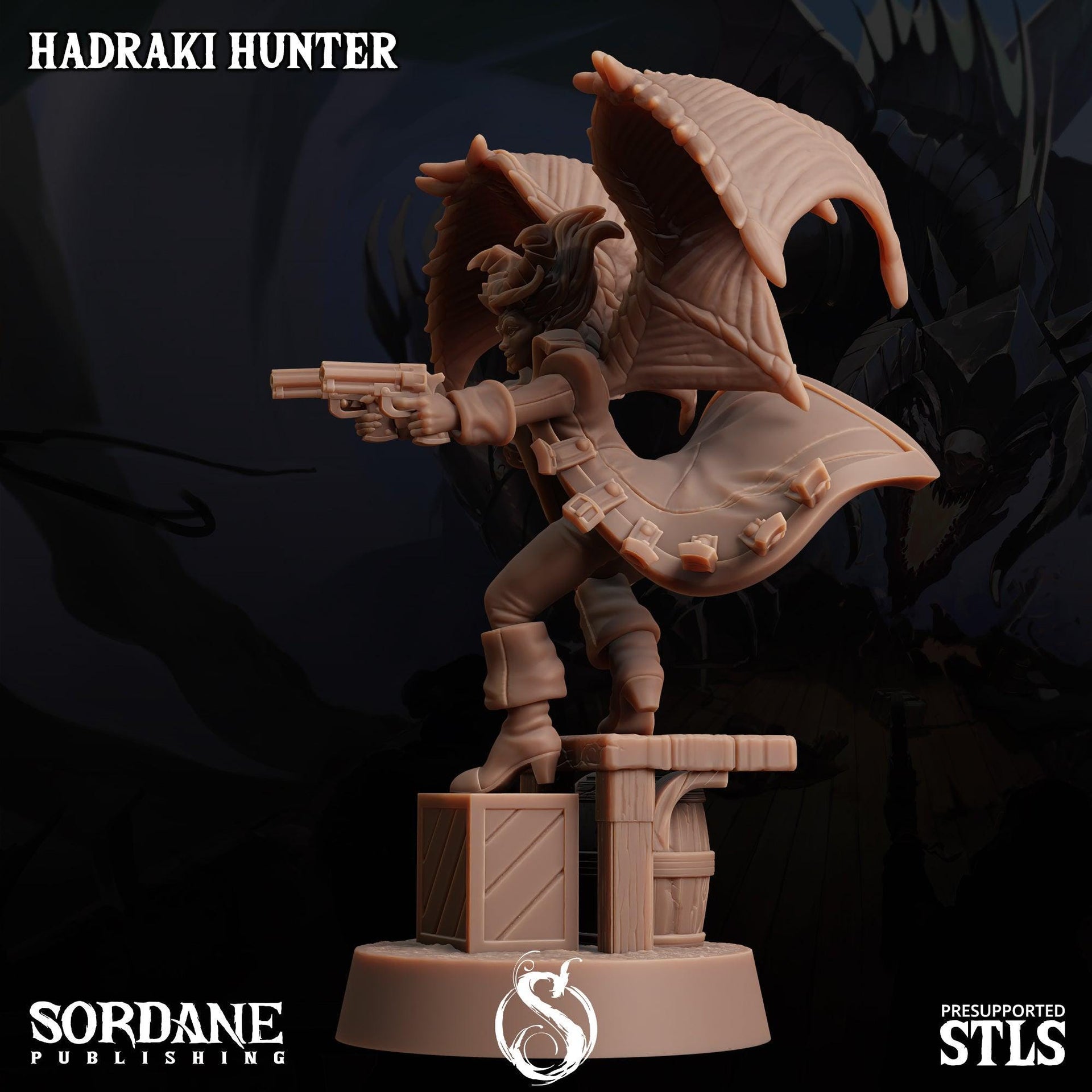 Hadraki Hunter, Demonfolk Rogue - Sordane Publishing | 28mm and 32mm | Wargaming | DnD | Tabletop Roleplaying