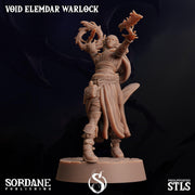 Void Elemdar Warlock - Sordane Publishing | 28mm and 32mm | Wargaming | DnD | Tabletop Roleplaying