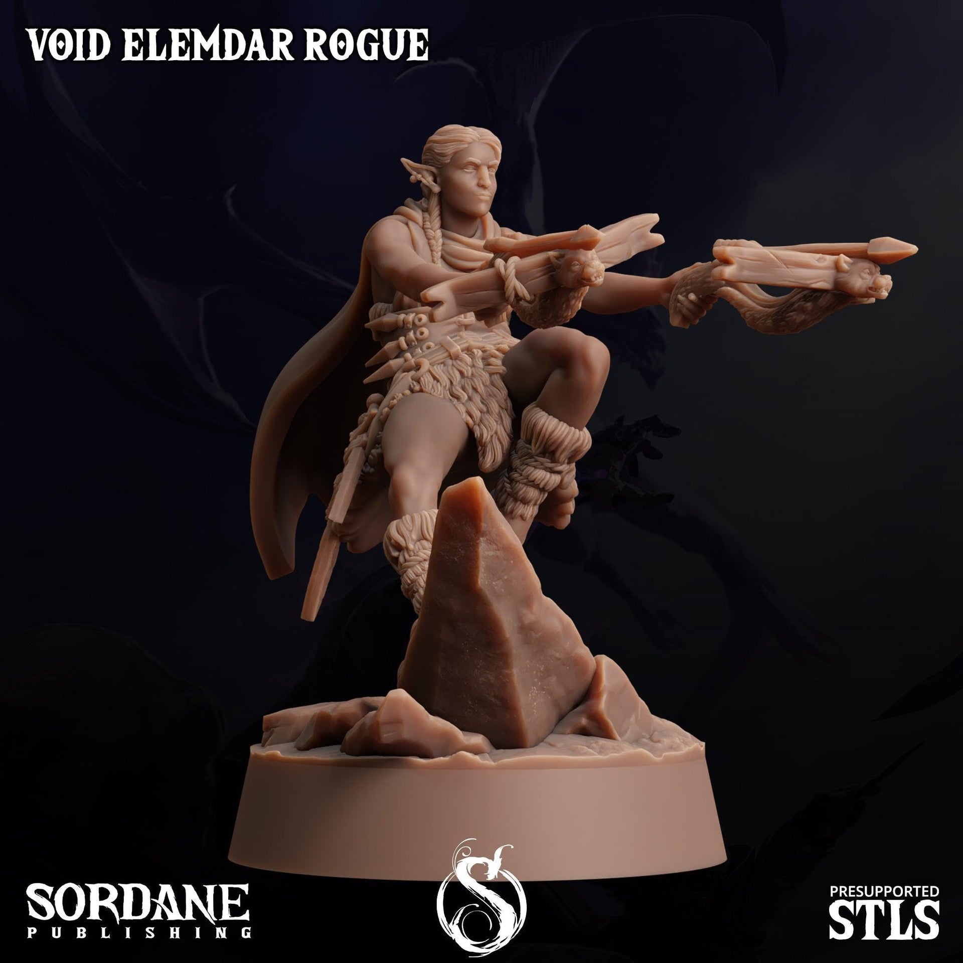Void Elemdar Rogue - Sordane Publishing | 28mm and 32mm | Wargaming | DnD | Tabletop Roleplaying