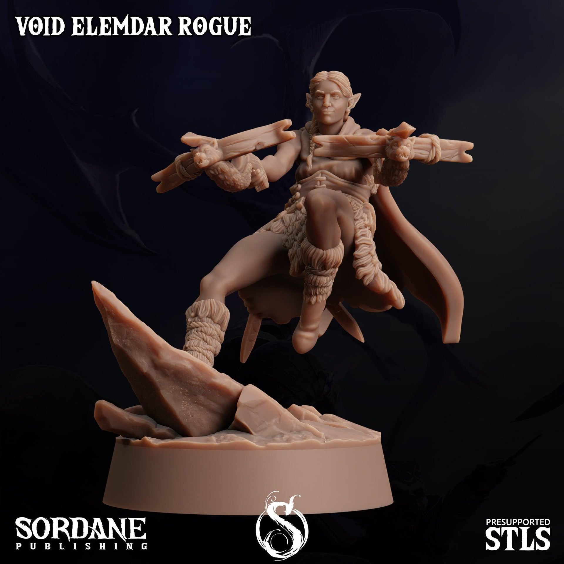 Void Elemdar Rogue - Sordane Publishing | 28mm and 32mm | Wargaming | DnD | Tabletop Roleplaying