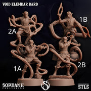 Void Elemdar Bard- Sordane Publishing | 28mm and 32mm | Wargaming | DnD | Tabletop Roleplaying