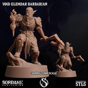 Void Elemdar Barbarian - Sordane Publishing | 28mm and 32mm | Wargaming | DnD | Tabletop Roleplaying