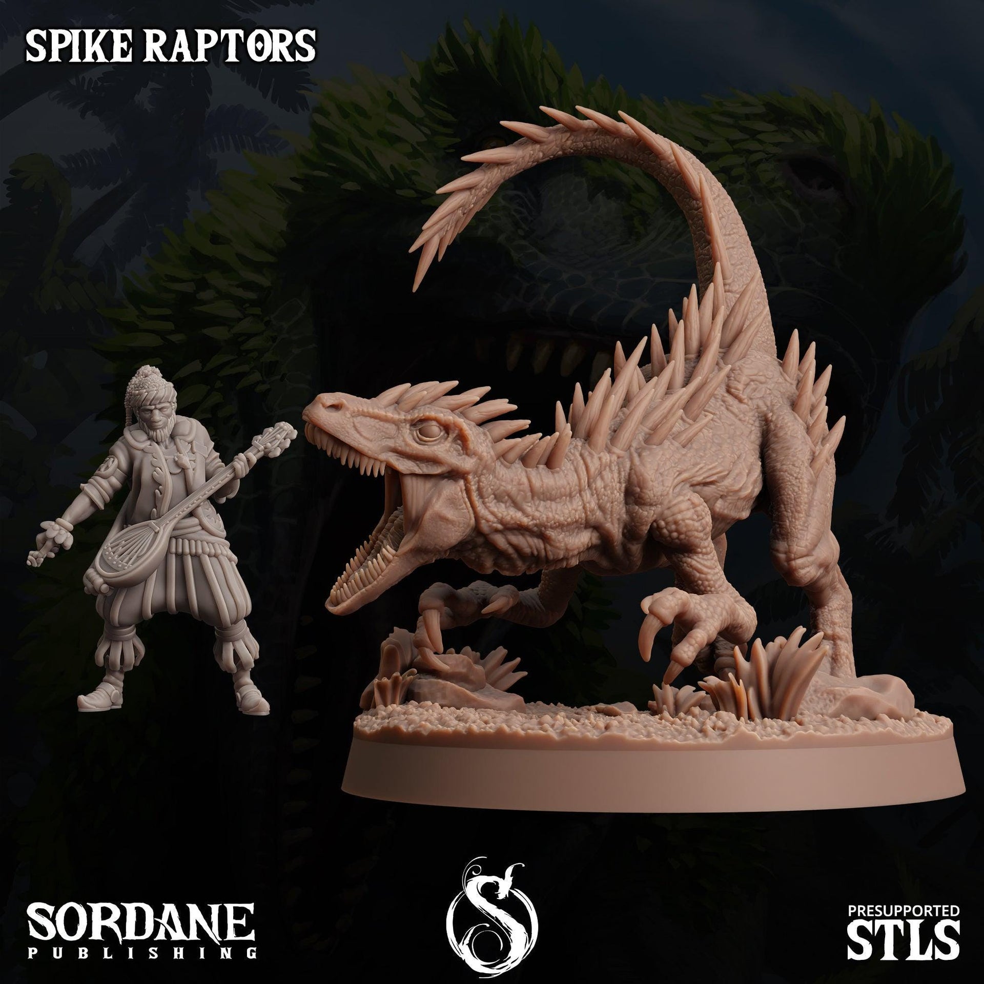 Spike Raptors- Sordane Publishing | 28mm and 32mm | Wargaming | DnD | Tabletop Roleplaying