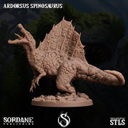 Ardorsus Spinosaurus,Sail Finned Dinosaur- Sordane Publishing | 28mm and 32mm | Wargaming | DnD | Tabletop Roleplaying