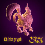 Chickogrypth, Chicken Chimera - Strange Stables | 28mm and 32mm | Wargaming | DnD | Tabletop Roleplaying