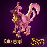 Chickogrypth, Chicken Chimera - Strange Stables | 28mm and 32mm | Wargaming | DnD | Tabletop Roleplaying