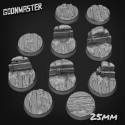 Trench Bases - Goonmaster | 28mm and 32mm | Wargaming | DnD | Tabletop Roleplaying