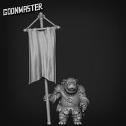 Tiny Hippo Knight - Goonmaster | 28mm and 32mm | Wargaming | DnD | Tabletop Roleplaying