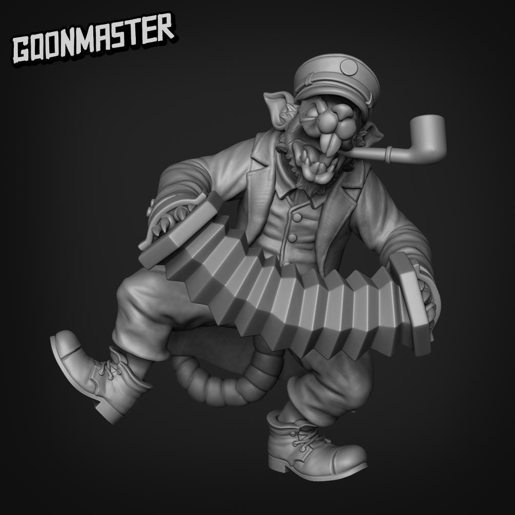 Sailor Rats - Goonmaster | Rat Fishermen | 28mm and 32mm | Wargaming | DnD | Tabletop Roleplaying