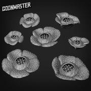 Raffelesia Arnoldii - Goonmaster Basing Bits | Scale Model Corpse Flower | 28mm and 32mm | Wargaming | DnD | Tabletop Roleplaying