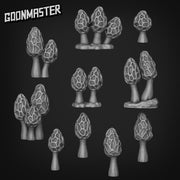 Morchella Galilaea - Goonmaster Basing Bits | Scale Model Morel Mushroom | 28mm and 32mm | Wargaming | DnD | Tabletop Roleplaying
