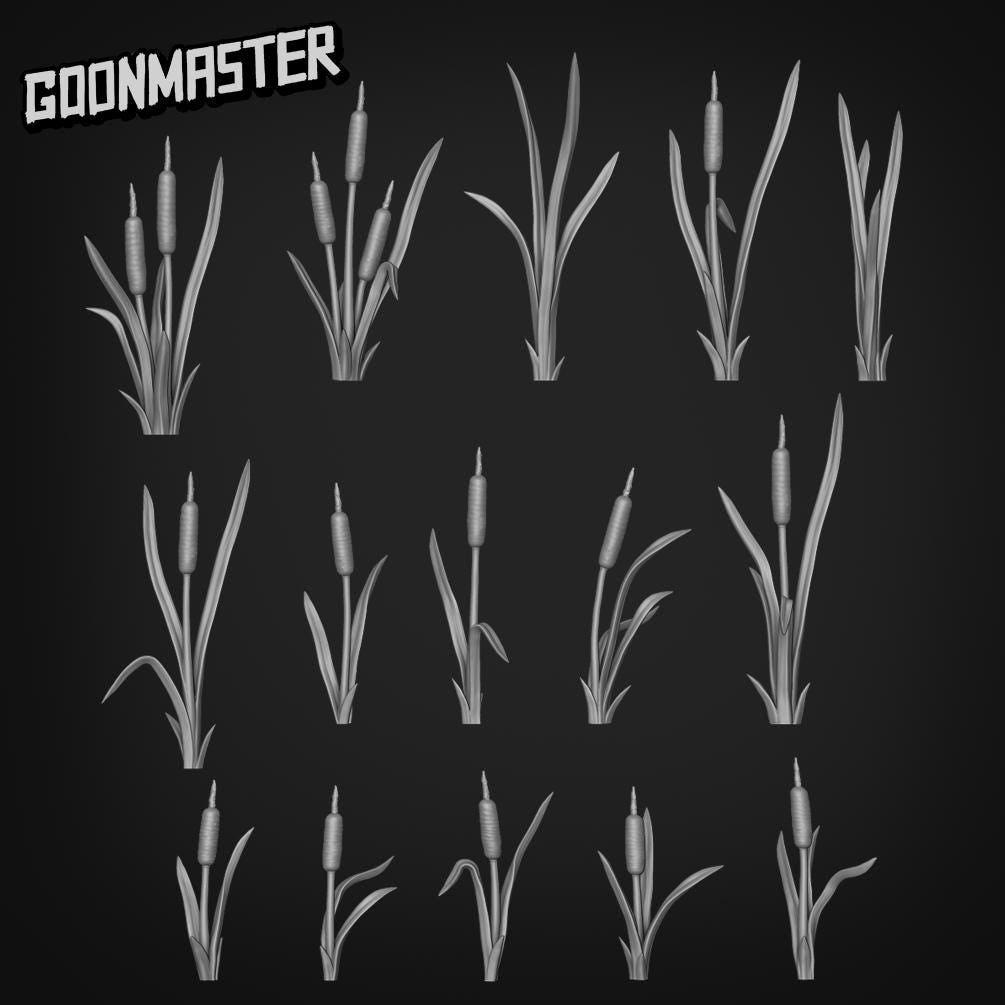 Typha Latifolia - Goonmaster Basing Bits | Scale Model Bullrush | 28mm and 32mm | Wargaming | DnD | Tabletop Roleplaying