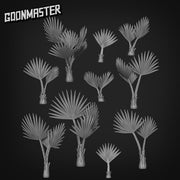 Washingtonia Robusta - Goonmaster Basing Bits | Scale Model Mexican Fan Palm | 28mm and 32mm | Wargaming | DnD | Tabletop Roleplaying