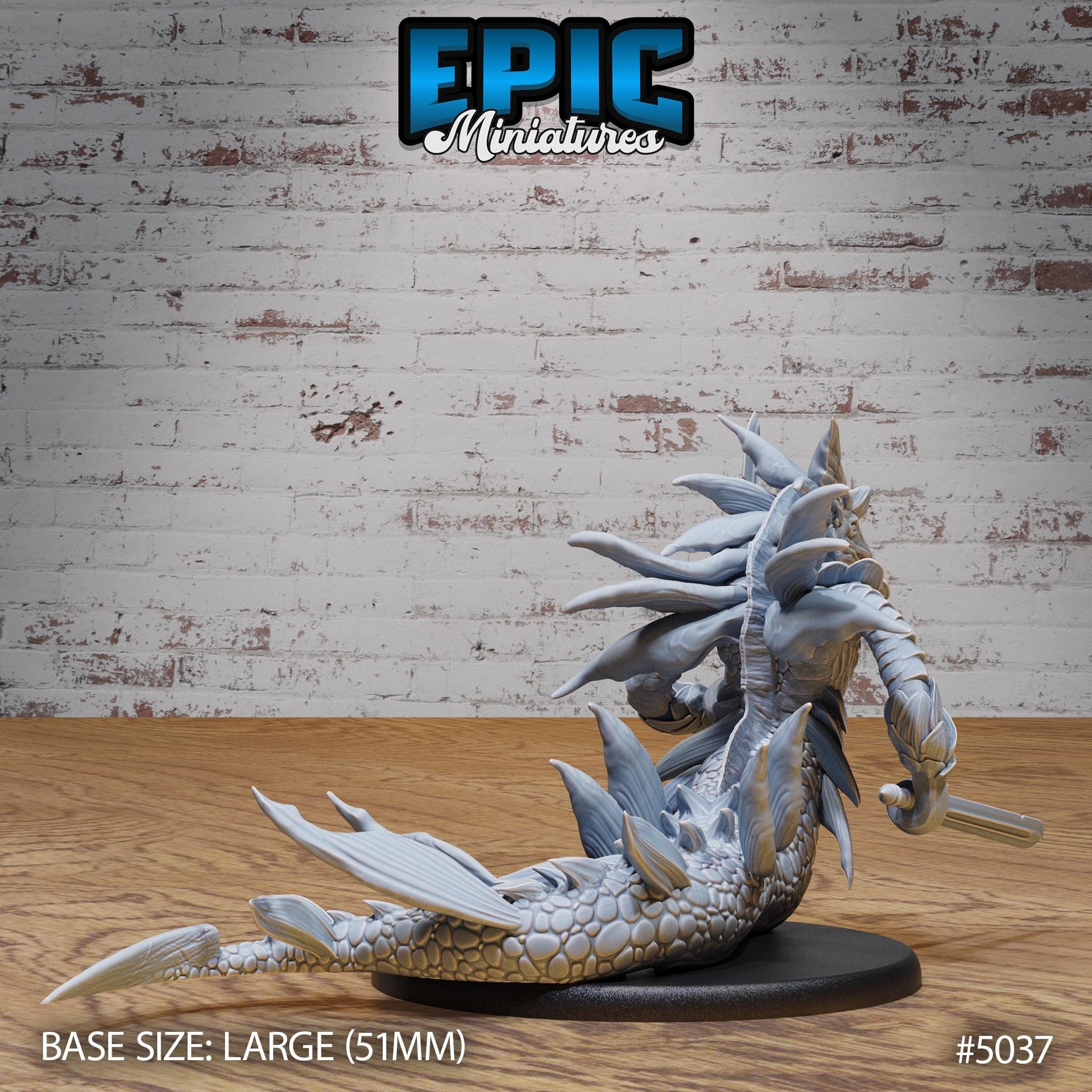 Wastrilith Water Demon - Epic Miniatures | 28mm and 32mm | Wargaming | DnD | Tabletop Roleplaying