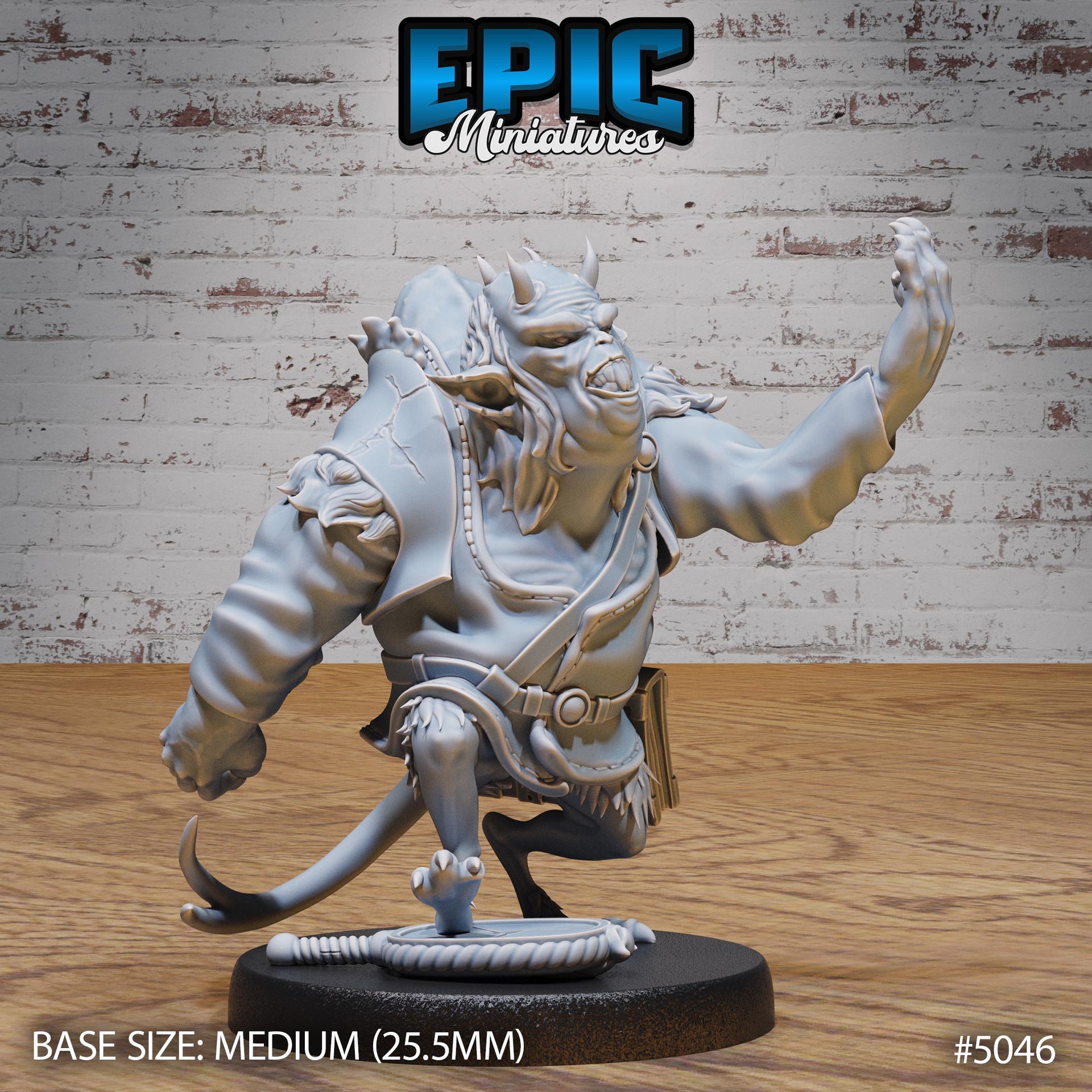 Hunchback Fiend - Epic Miniatures | 28mm and 32mm | Wargaming | DnD | Tabletop Roleplaying