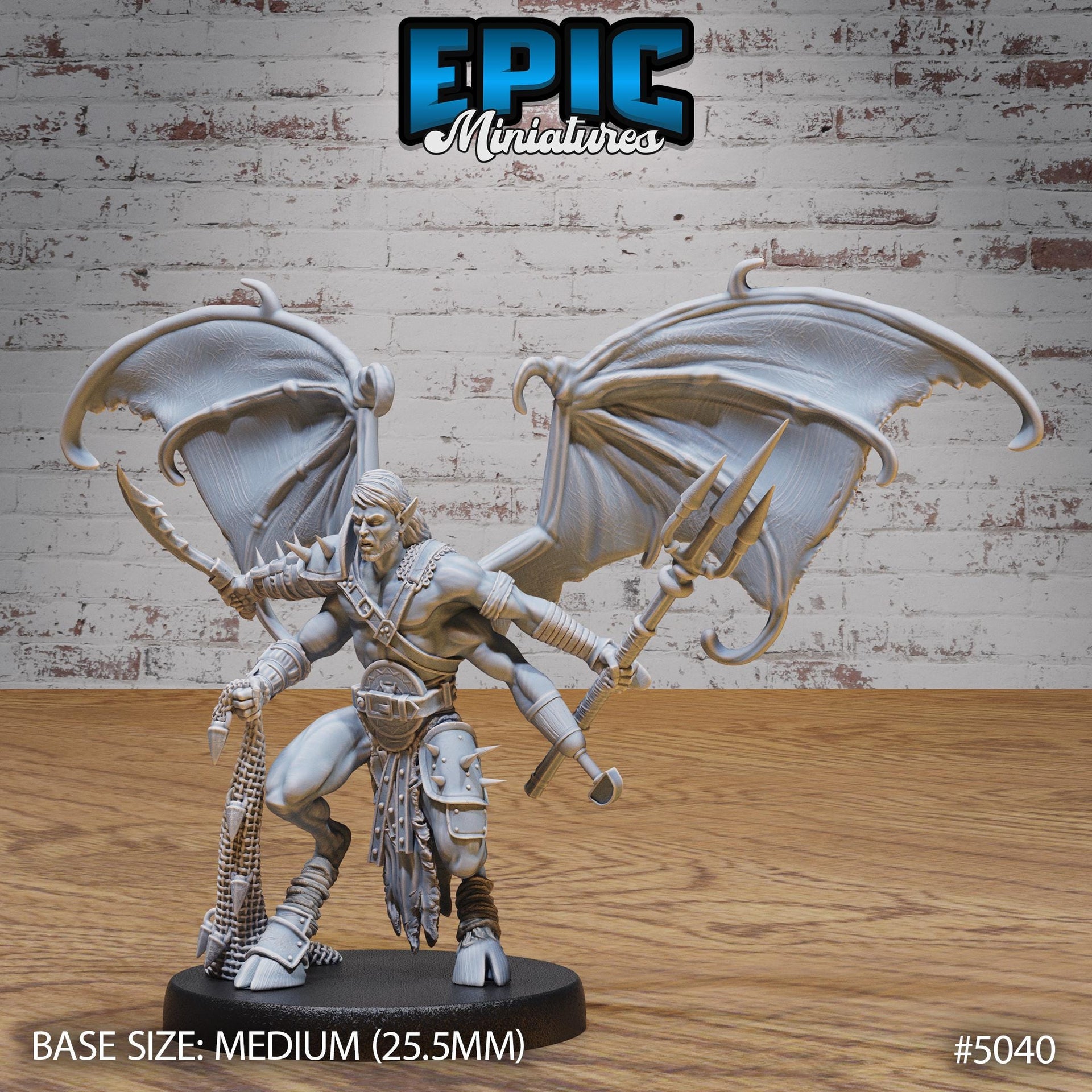 Pit Fighter Devil - Epic Miniatures | 28mm and 32mm | Wargaming | DnD | Tabletop Roleplaying