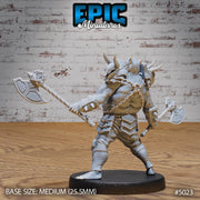 Pig Demon Officer - Epic Miniatures | 28mm and 32mm | Wargaming | DnD | Tabletop Roleplaying