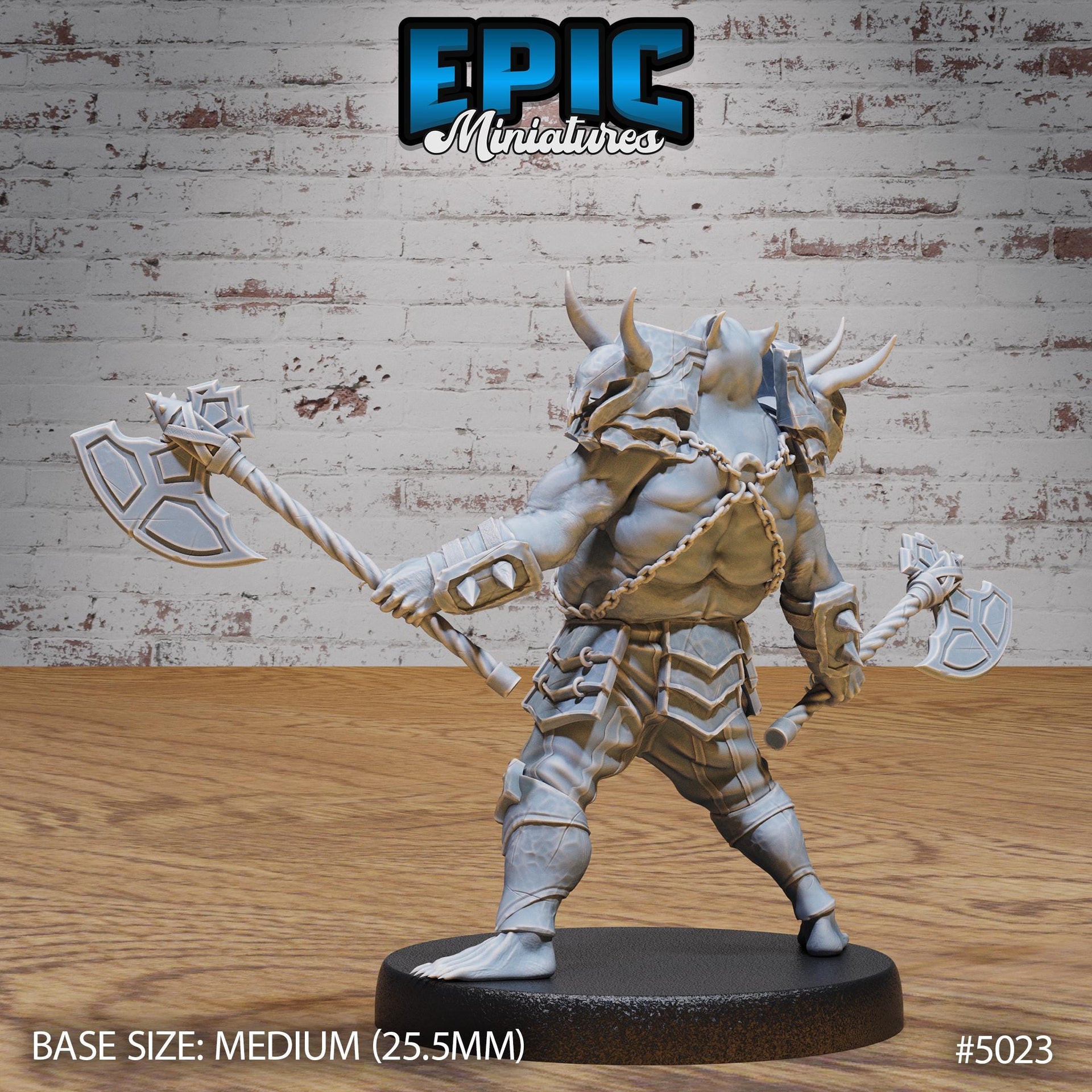 Pig Demon Officer - Epic Miniatures | 28mm and 32mm | Wargaming | DnD | Tabletop Roleplaying