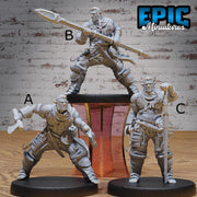 Half Orc Adventurer - Epic Miniatures | 28mm and 32mm | Wargaming | DnD | Tabletop Roleplaying