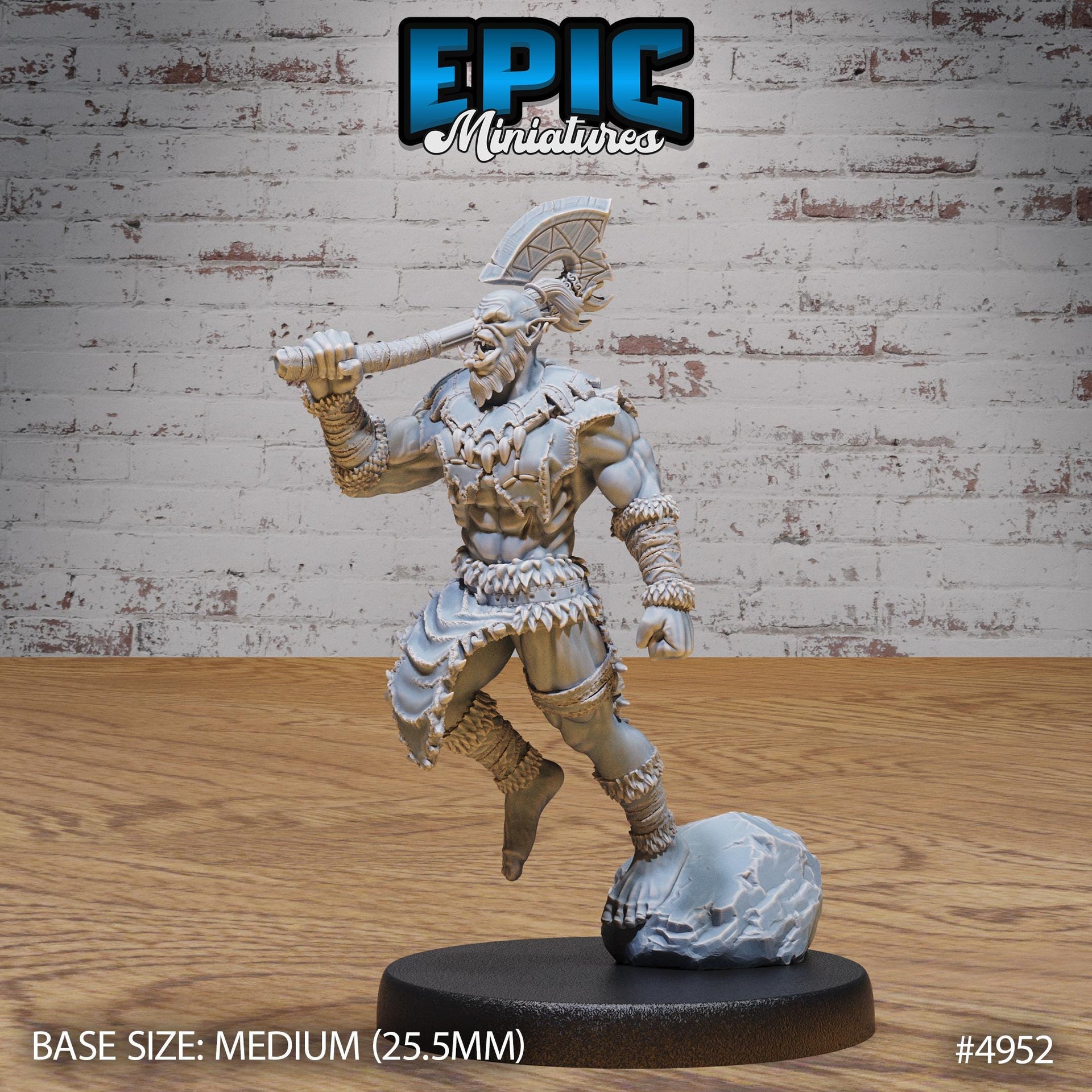 Orc Warrior - Epic Miniatures | 28mm and 32mm | Wargaming | DnD | Tabletop Roleplaying