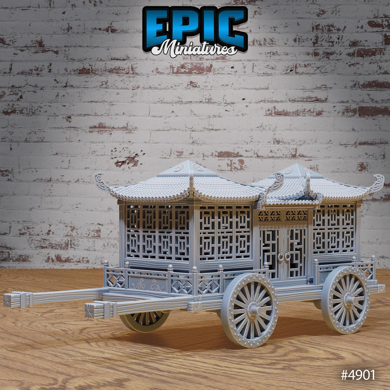 Noble Carriage- Epic Miniatures | 28mm and 32mm | Wargaming | DnD | Tabletop Roleplaying