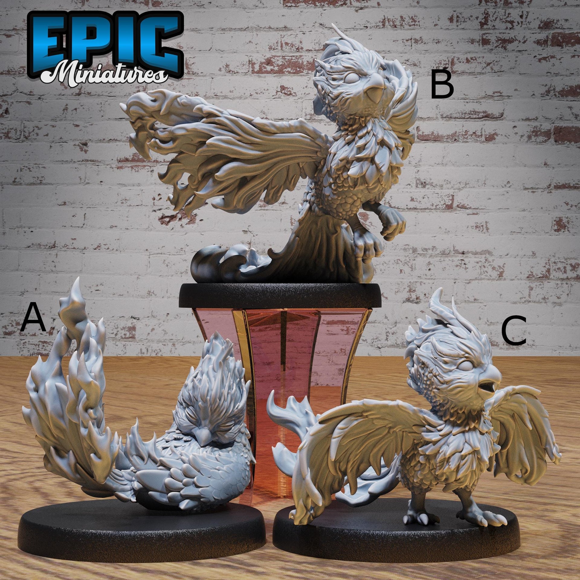Phoenix Hatchling - Epic Miniatures | 28mm and 32mm | Wargaming | DnD | Tabletop Roleplaying