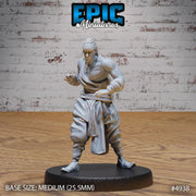 Martial Arts Monk - Epic Miniatures | 28mm and 32mm | Wargaming | DnD | Tabletop Roleplaying