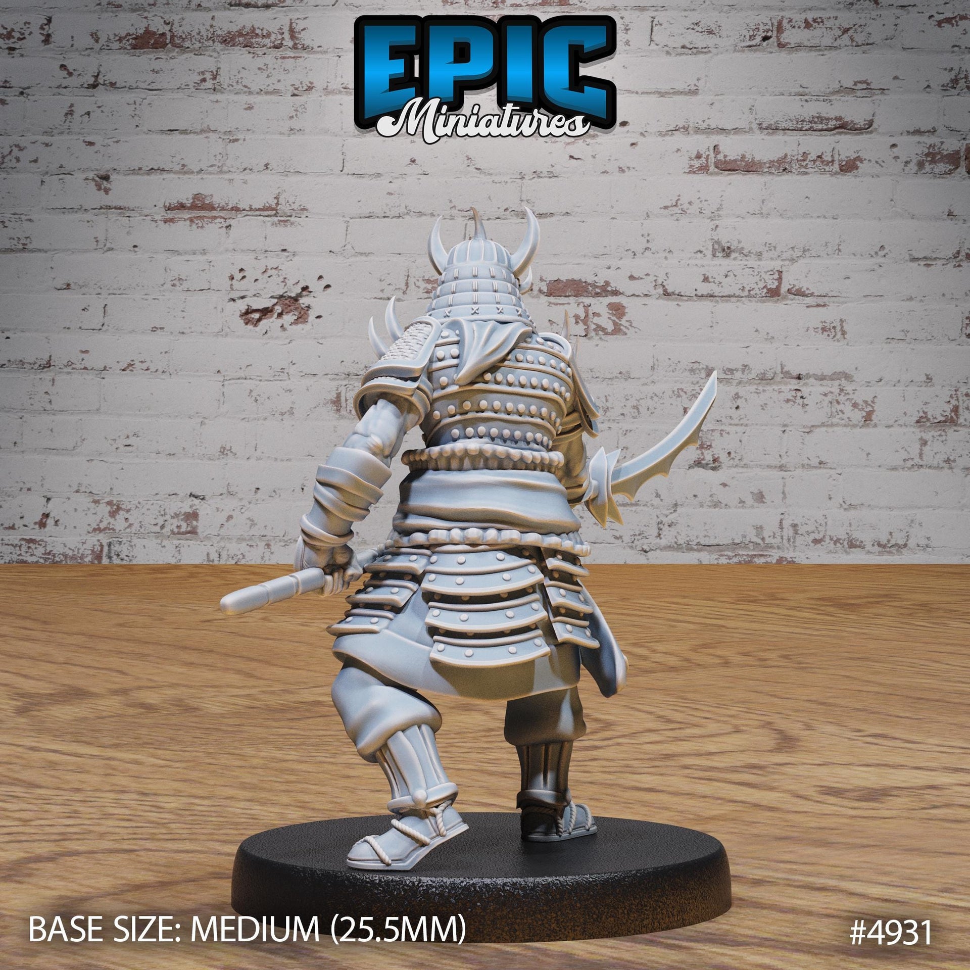 Oni Samurai - Epic Miniatures | 28mm and 32mm | Wargaming | DnD | Tabletop Roleplaying