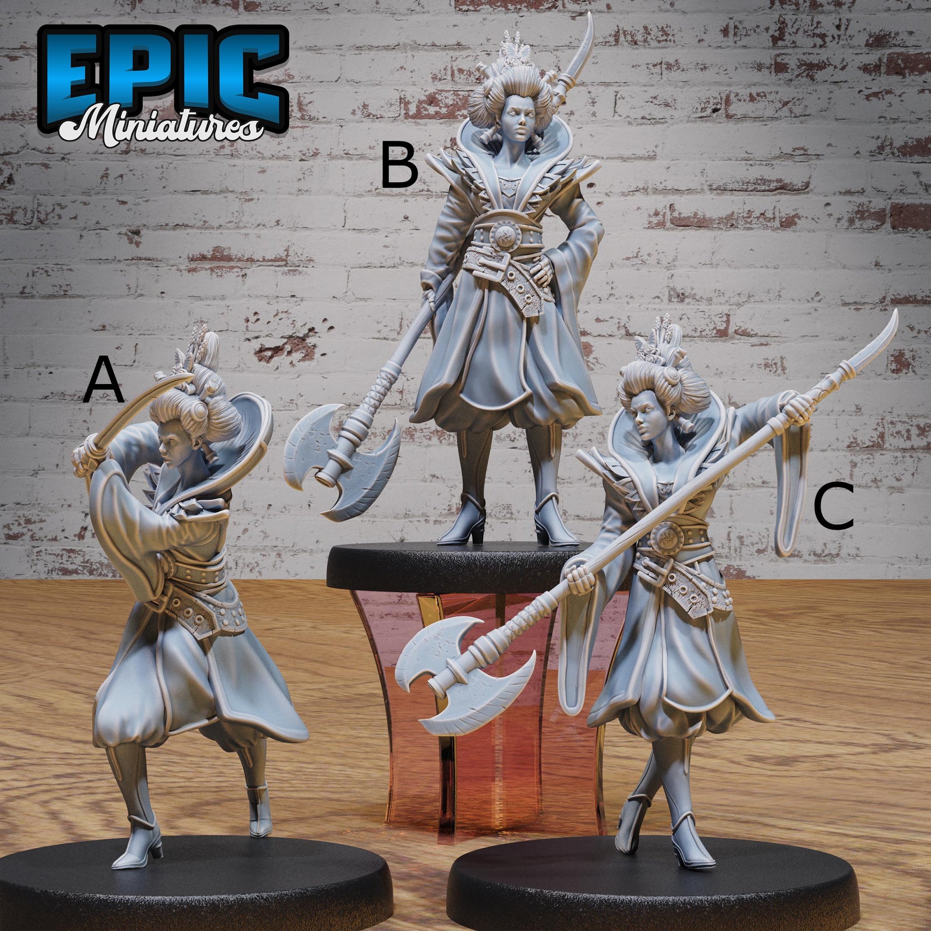 Warrior Empress - Epic Miniatures | 28mm and 32mm | Wargaming | DnD | Tabletop Roleplaying
