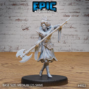 Warrior Empress - Epic Miniatures | 28mm and 32mm | Wargaming | DnD | Tabletop Roleplaying