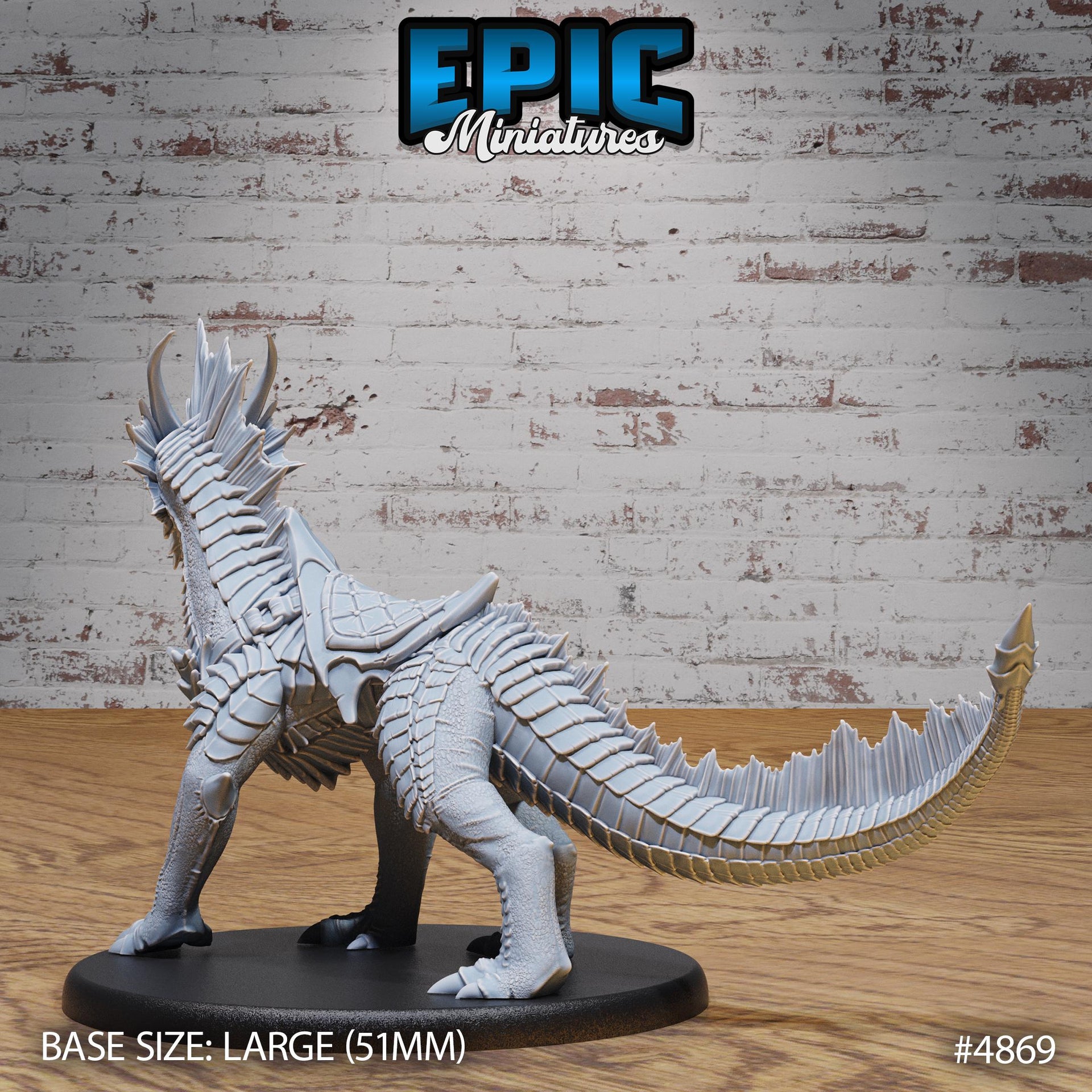Guard Drake Silver - Epic Miniatures | 28mm and 32mm | Wargaming | DnD | Tabletop Roleplaying