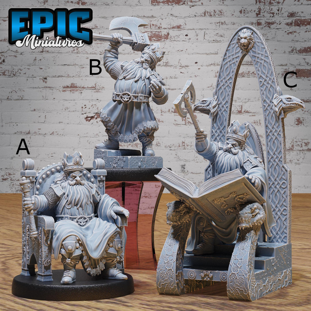Dwarf King - Epic Miniatures | 28mm and 32mm | Wargaming | DnD | Tabletop Roleplaying