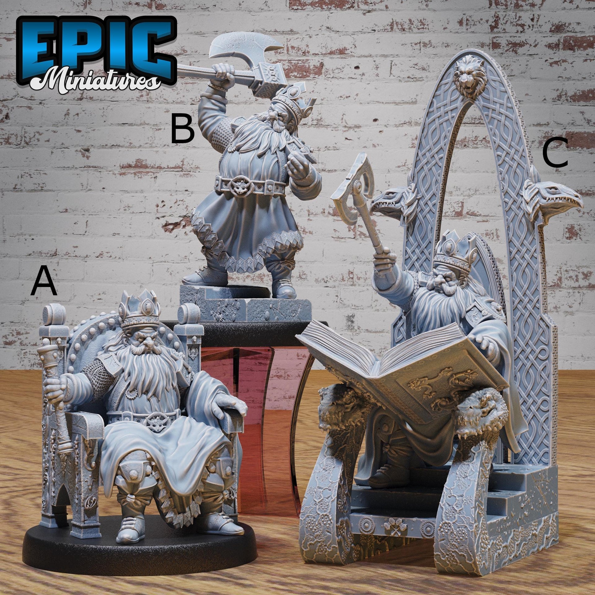 Dwarf King - Epic Miniatures | 28mm and 32mm | Wargaming | DnD | Tabletop Roleplaying