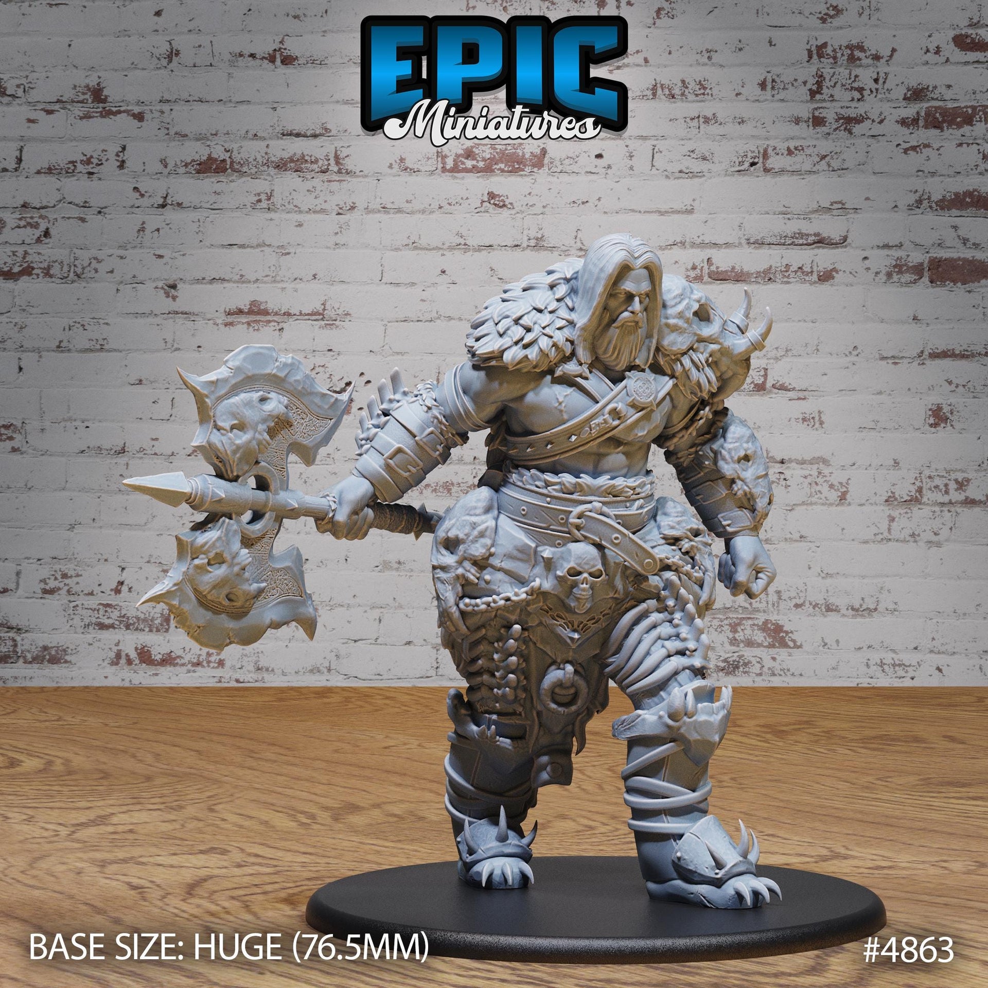 Giant Dragon Hunter - Epic Miniatures | 28mm and 32mm | Wargaming | DnD | Tabletop Roleplaying