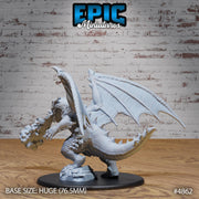 Bipedal Dragon - Epic Miniatures | 28mm and 32mm | Wargaming | DnD | Tabletop Roleplaying