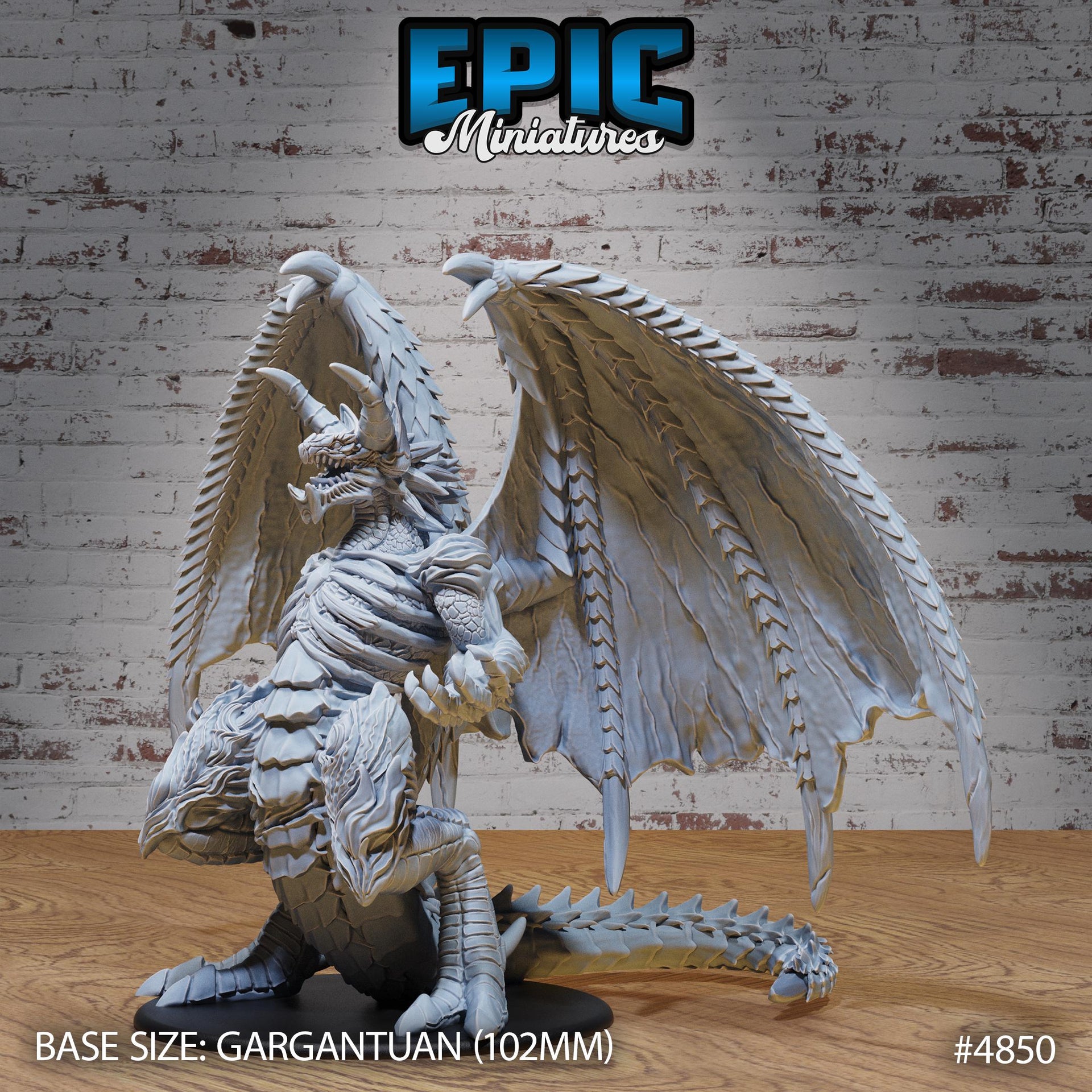 Inferno Dragon - Epic Miniatures | 28mm and 32mm | Wargaming | DnD | Tabletop Roleplaying