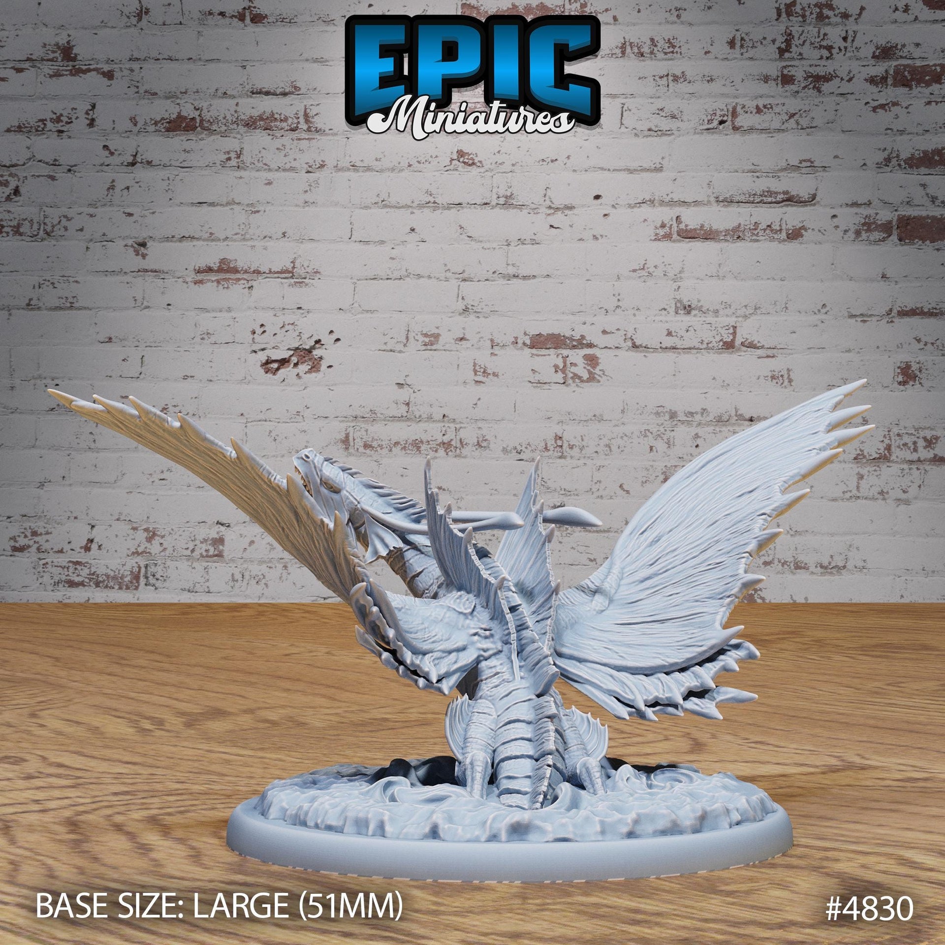 Ocean Wyvern - Epic Miniatures | 28mm and 32mm | Wargaming | DnD | Tabletop Roleplaying