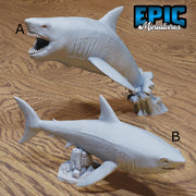 Great White Shark - Epic Miniatures | 28mm and 32mm | Wargaming | DnD | Tabletop Roleplaying