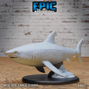 Great White Shark - Epic Miniatures | 28mm and 32mm | Wargaming | DnD | Tabletop Roleplaying