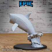 Great White Shark - Epic Miniatures | 28mm and 32mm | Wargaming | DnD | Tabletop Roleplaying