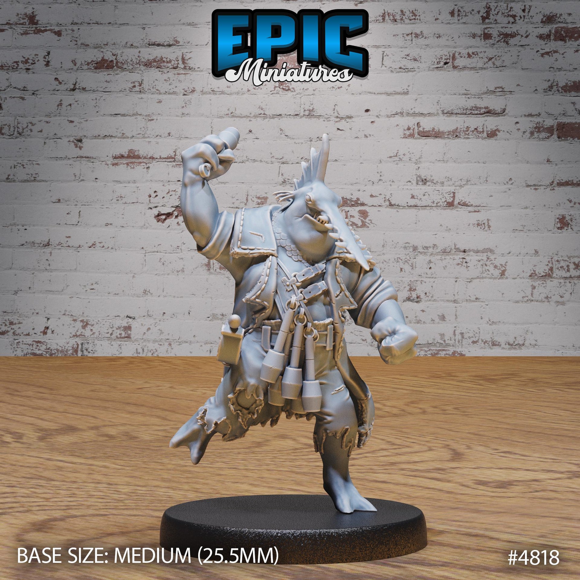 Sawhead Pirate - Epic Miniatures | 28mm and 32mm | Wargaming | DnD | Tabletop Roleplaying