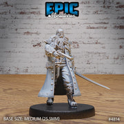 Pirate Captain Barbarossa - Epic Miniatures | 28mm and 32mm | Wargaming | DnD | Tabletop Roleplaying