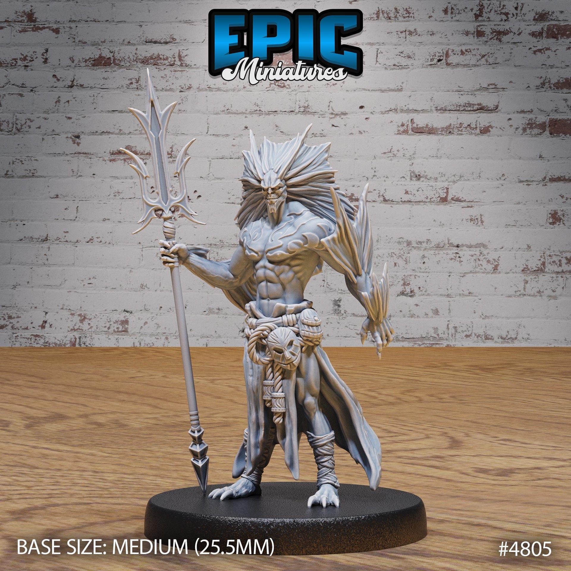 Atlantean Merfolk - Epic Miniatures | 28mm and 32mm | Wargaming | DnD | Tabletop Roleplaying