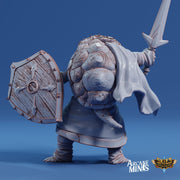 Kestudo Fighter, Turtlefolk knight - Sordane Publishing | 28mm and 32mm | Wargaming | DnD | Tabletop Roleplaying