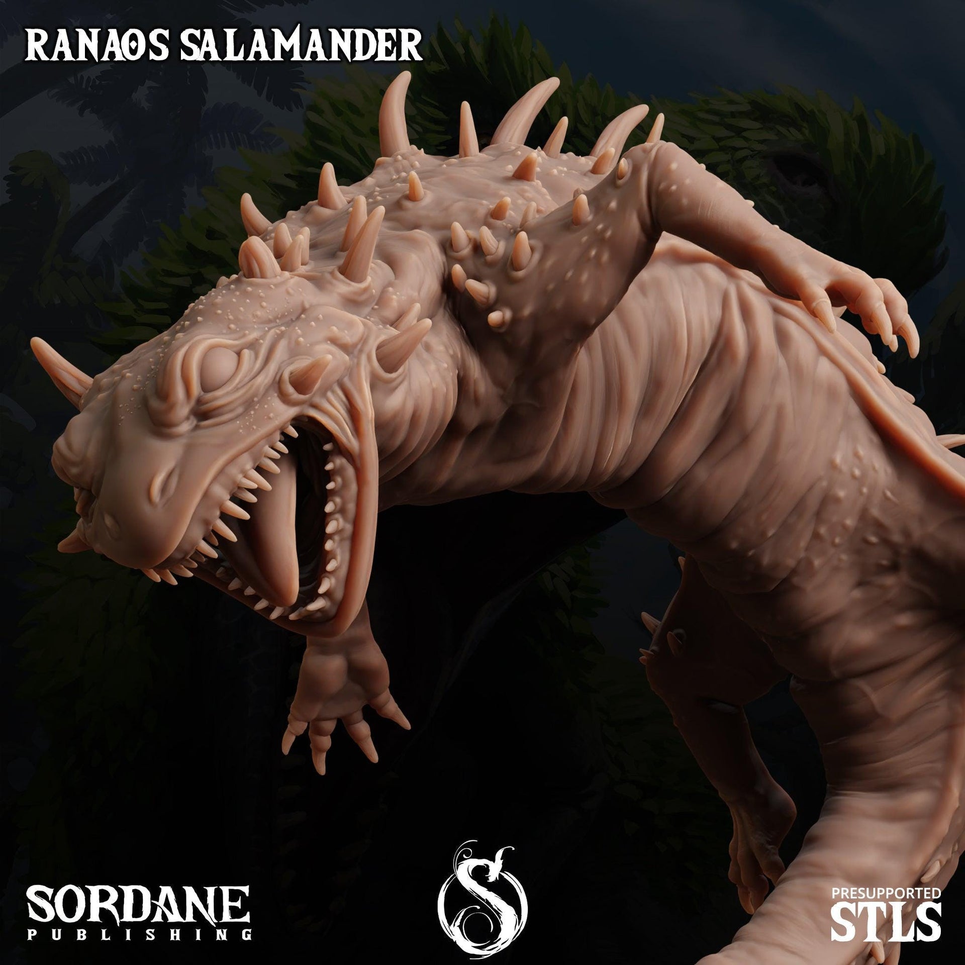 Ranaos Salamander - Sordane Publishing | 28mm and 32mm | Wargaming | DnD | Tabletop Roleplaying